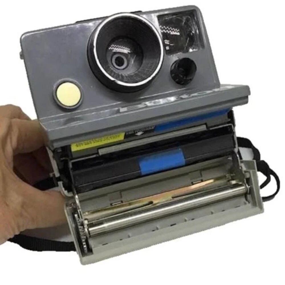 Polaroid Land Camera The Button Instant Film Decor Prop Repair Parts Strap Vtg